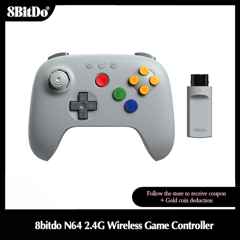 Gaming Accessories For Android - 8BitDo N64 2.4G draadloze gamingcontroller met