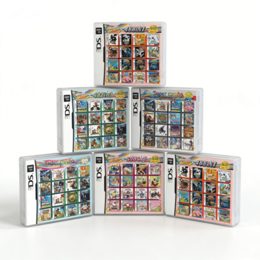 Gaming Accessories Retro - •Pokem0n-themage multi-game cartridge voor DS/3DS/NDSL/2DS -