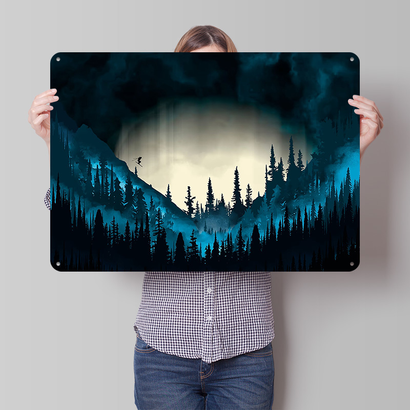 Gaming Accessories Gifts For Men - Ski Metal Poster Perfect cadeau voor