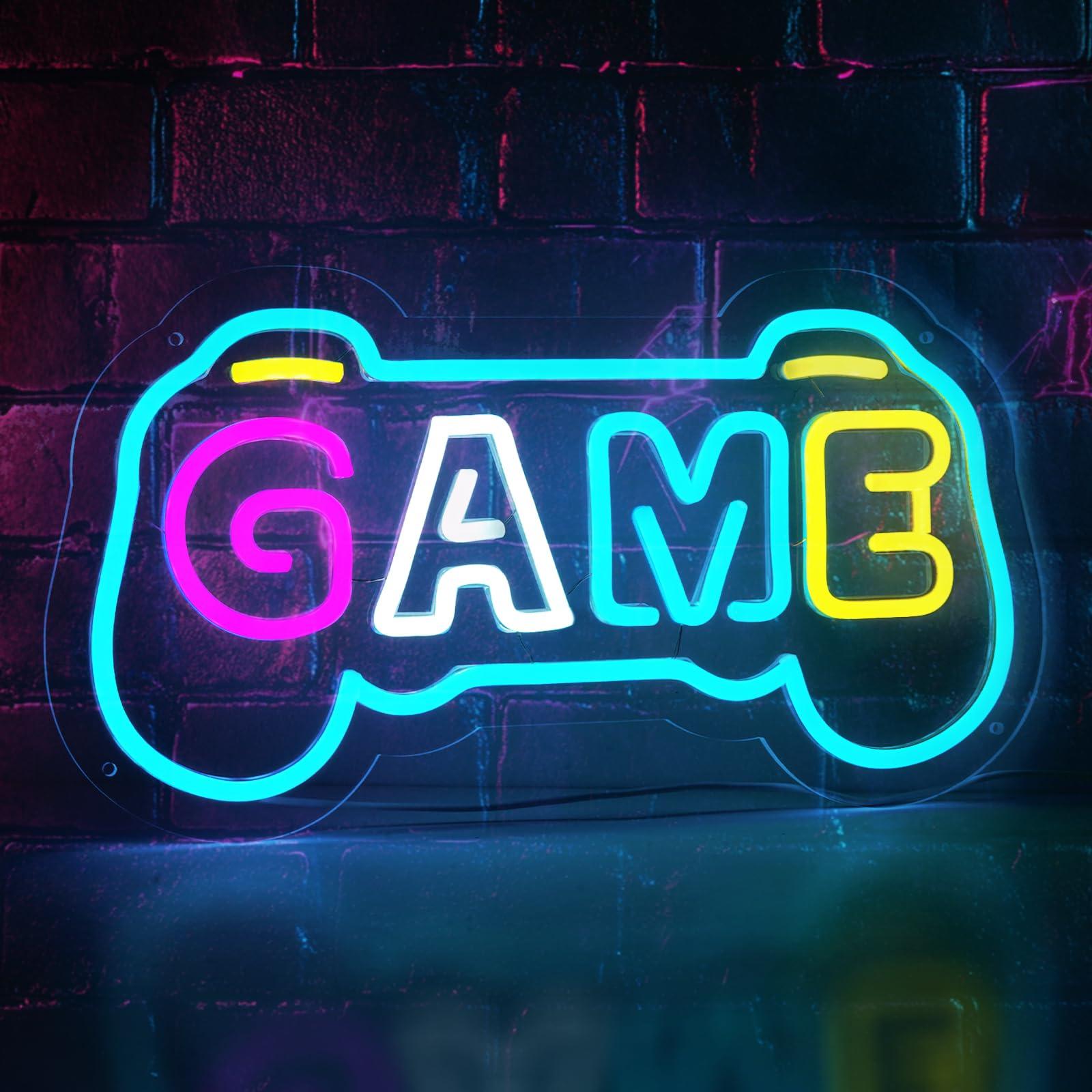 Gaming Accessories Gifts For Men - Game Neonbord voor Gamerkamer Decoratie Gamepad