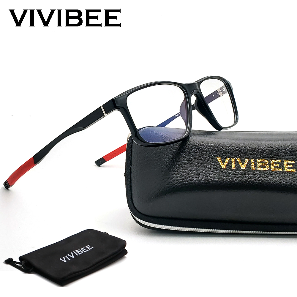 Gaming Glasses Tinted - VIVIBEE Sport Mannen Blauw Licht Blokkeren