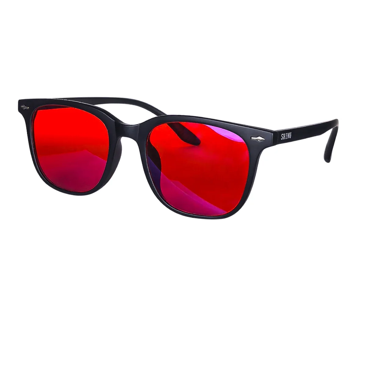 Gaming Glasses Tinted - SHINU Blauw licht blokkerende computerbril Rode