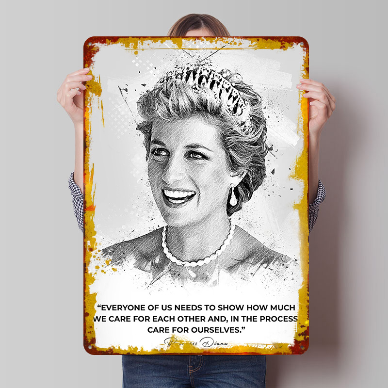 Gaming Accessories Retro - Prinses Diana Spencer Poster Aangepaste Vintage