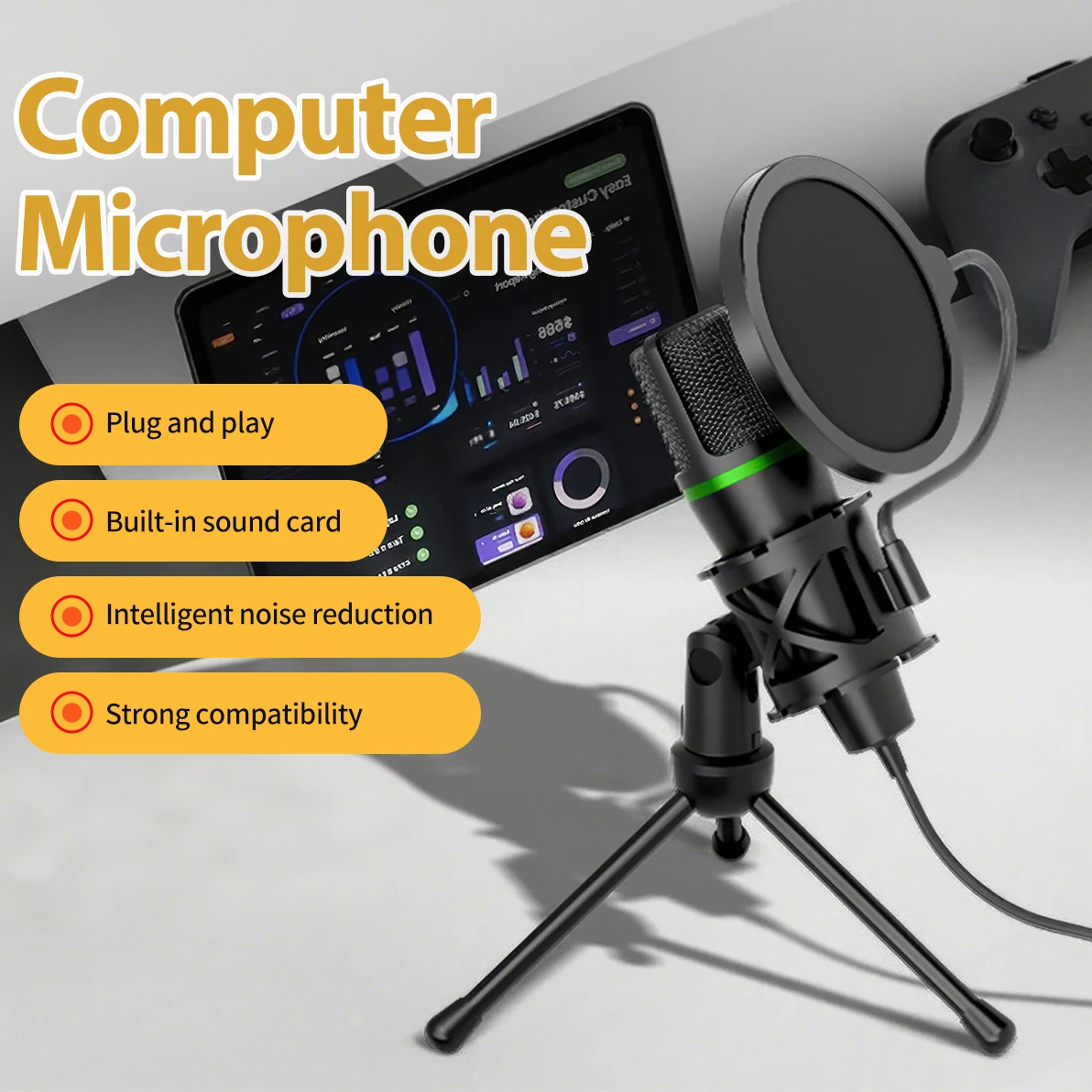Condensatormicrofoon USB Bedra - Gaming Accessories For Laptop recensie en prijs