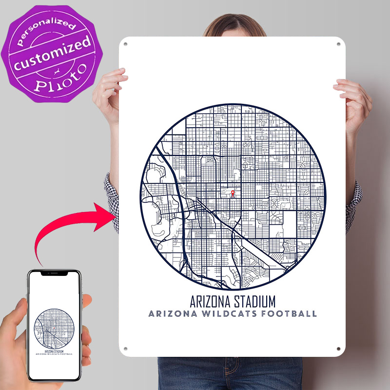 Arizona Stadium Poster Retro 3 - Gaming Accessories Gifts For Men recensie en prijs