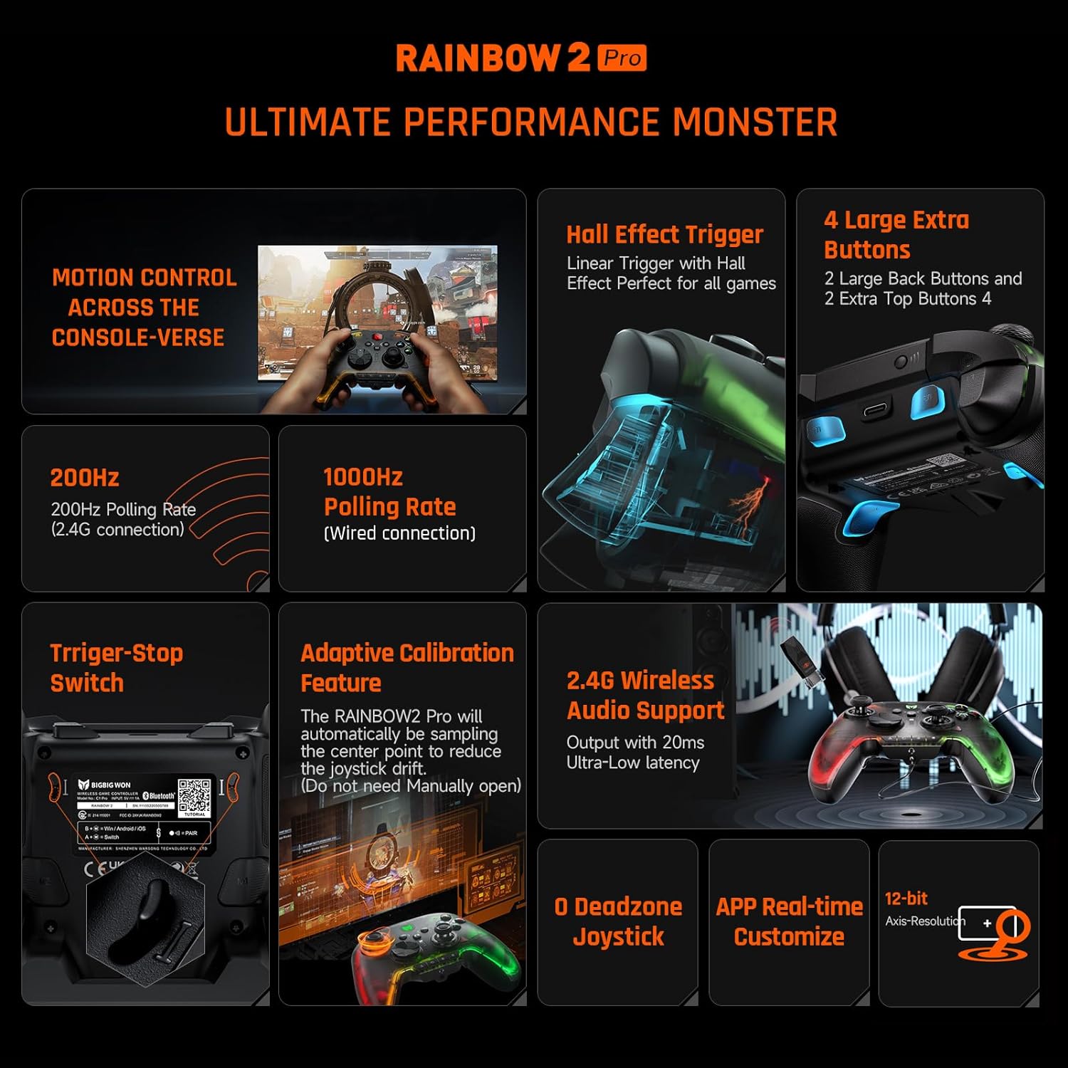 BIGBIG WON Rainbow 2 Pro draad - Gaming Accessories For Android recensie en prijs