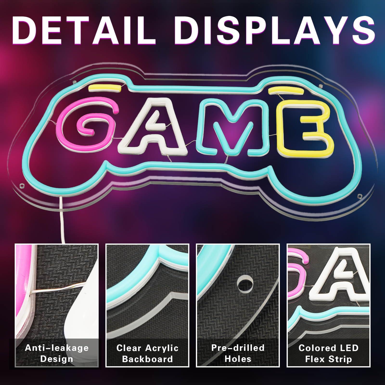 Game Neonbord voor Gamerkamer  - Gaming Accessories Gifts For Men recensie en prijs