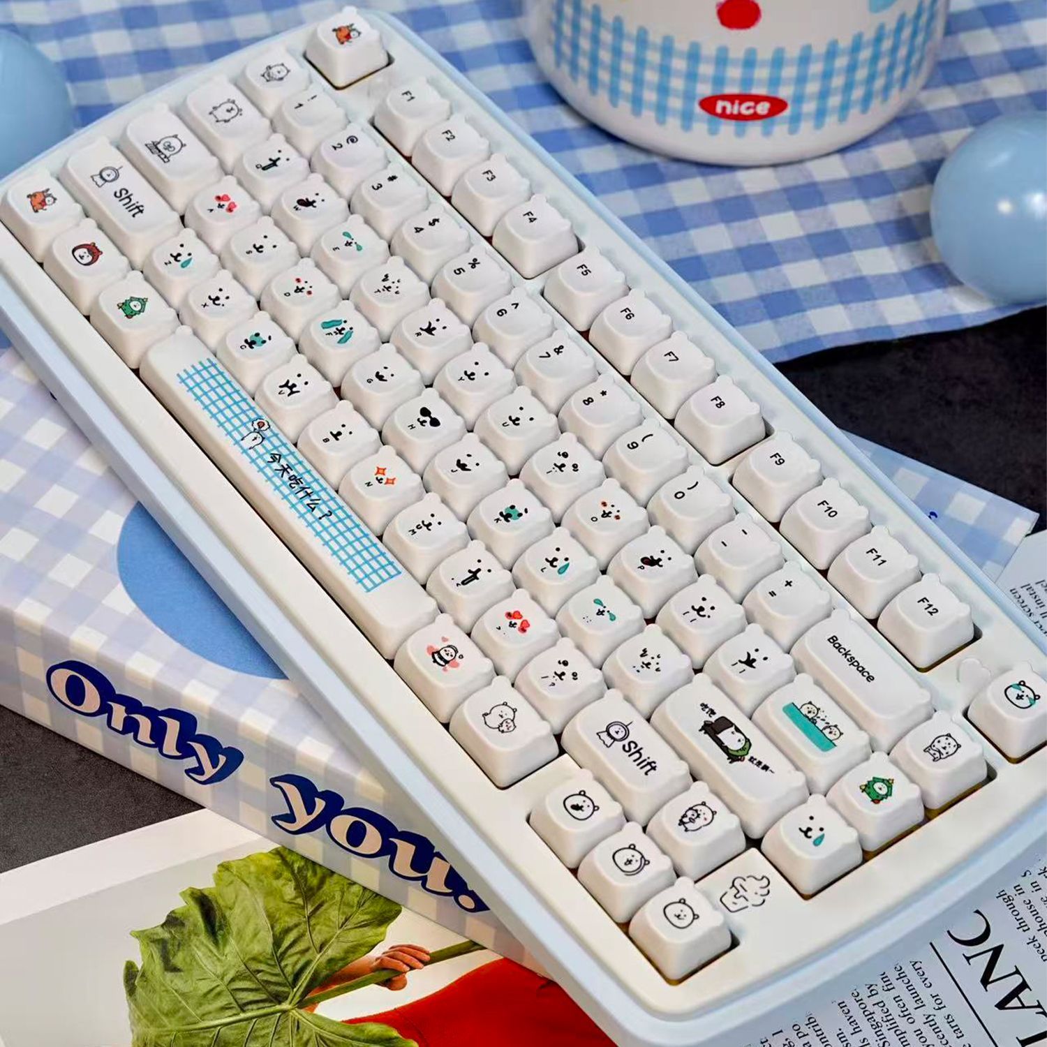 Kawaii Cartoon Joke Beer PBT K - Gaming Accessories Japan recensie en prijs