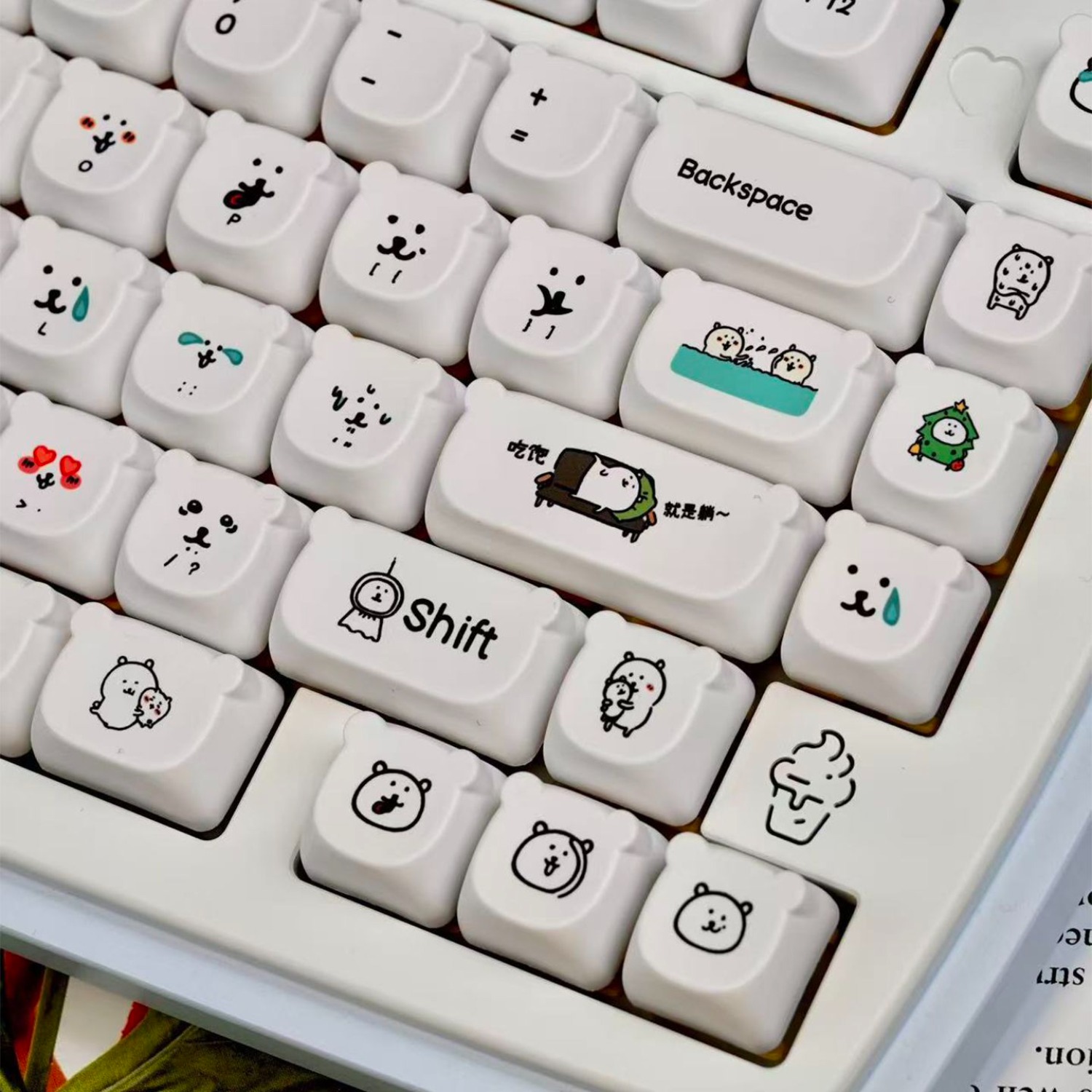 Kawaii Cartoon Joke Beer PBT K - Gaming Accessories Japan recensie en prijs