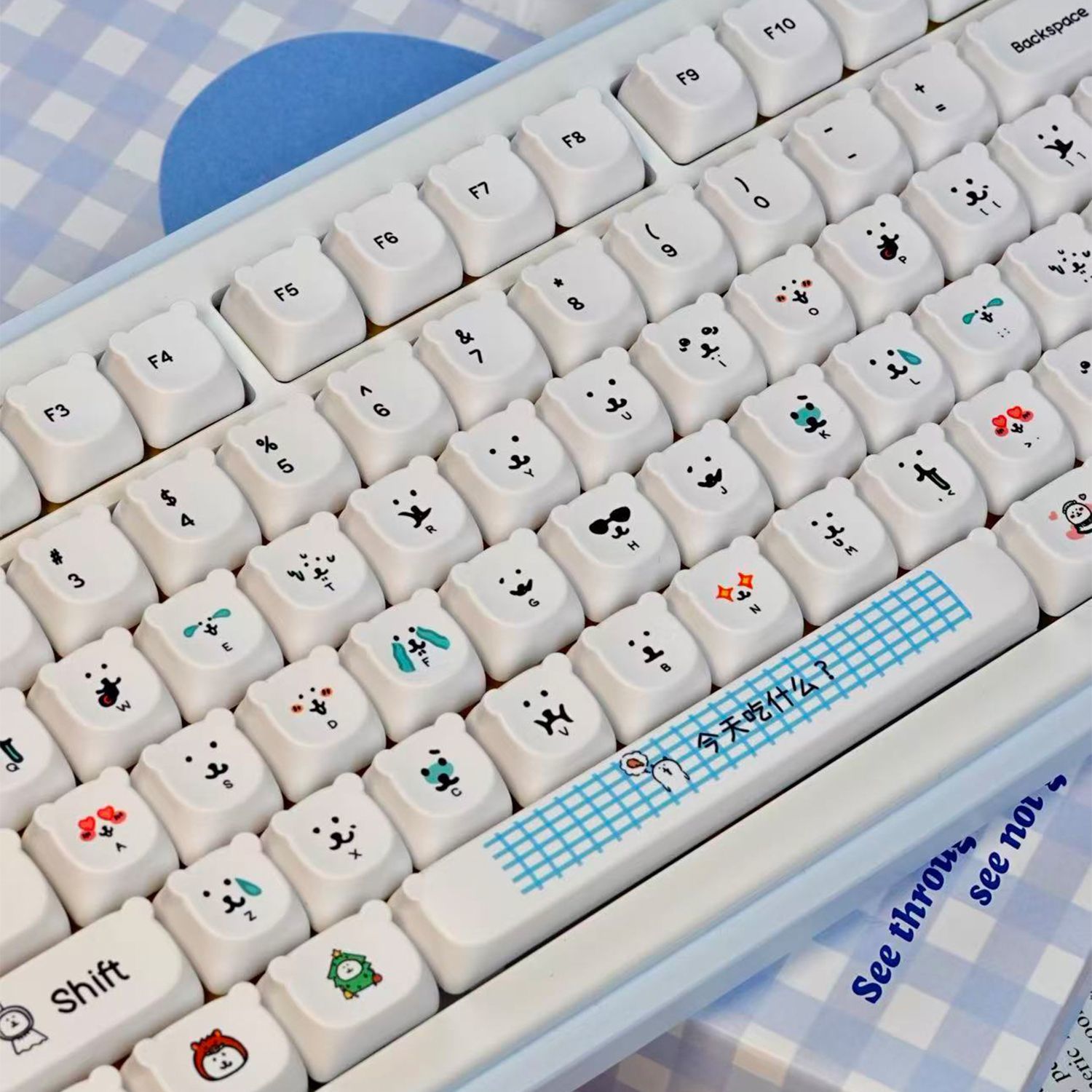 Kawaii Cartoon Joke Beer PBT K - Gaming Accessories Japan recensie en prijs