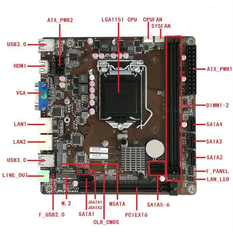 B365 Mini-ITX moederbord LGA 1 - Intel Cpu Core I7 recensie en prijs