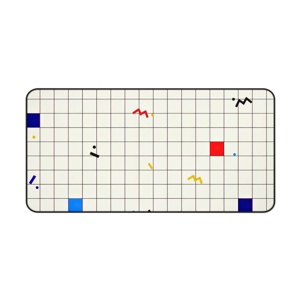 Retro Geometrische Grid Bureau - Gaming Accessories Retro recensie en prijs